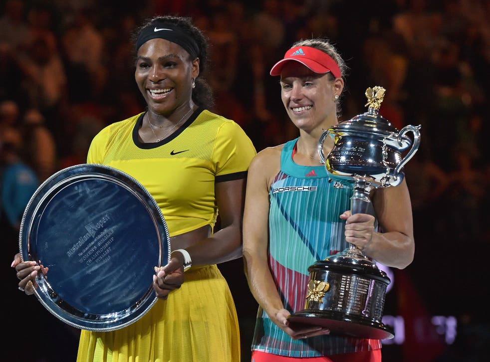 Serena Williams and Angelique Kerber