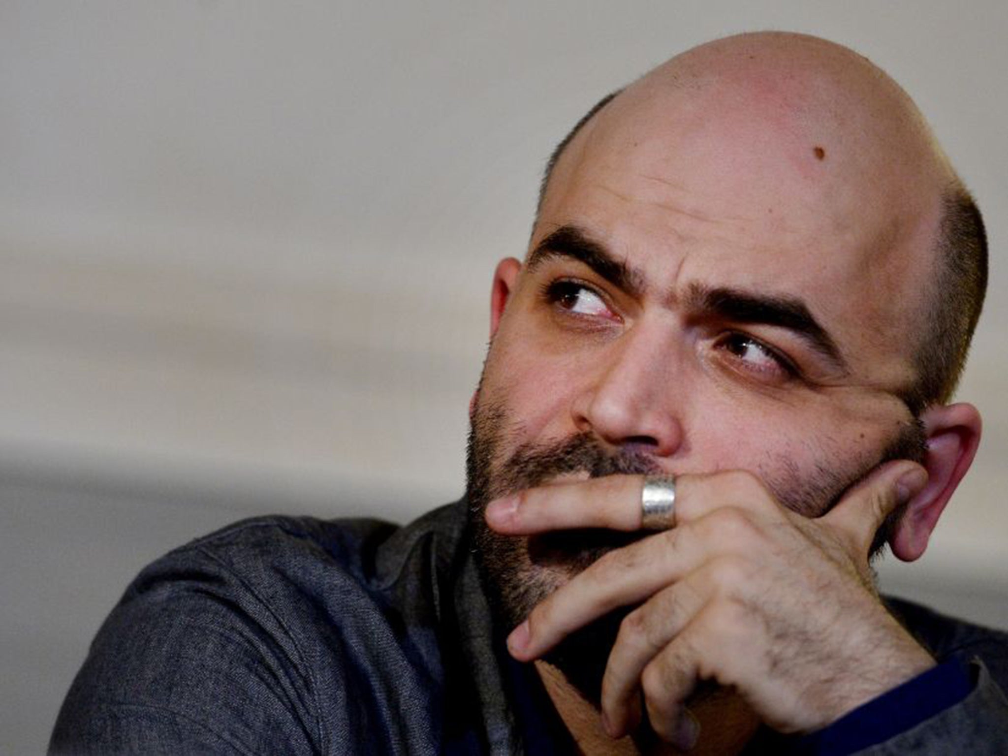 Roberto Saviano, the author of the highly acclaimed book 'Gomorrah' about Naples’s equivalent of the Mafia