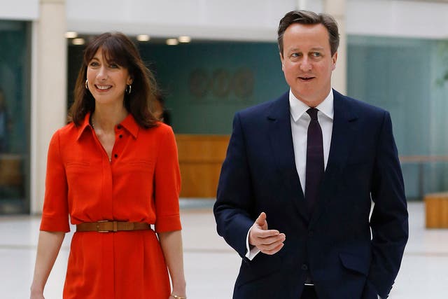 David and Samantha Cameron are reportedly considering a range of options for their son