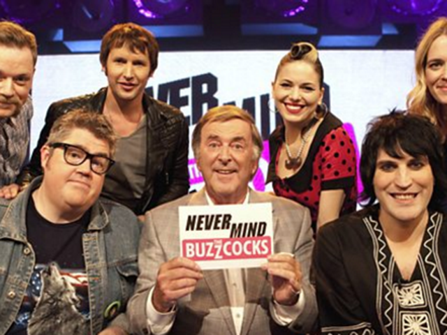 Sir Terry Wogan on the entertainment show Never Mind the Buzzcocks