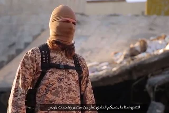 A still from a recent ISIS propaganda video
