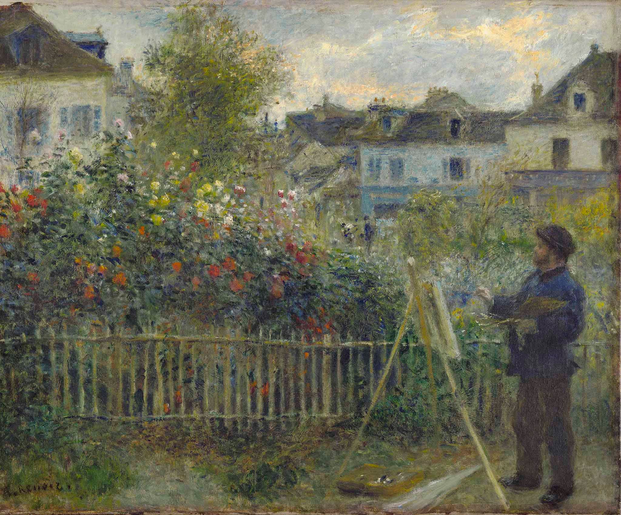 Pierre-Auguste Renoir’s ‘Monet Painting in his Garden at Argenteuil’