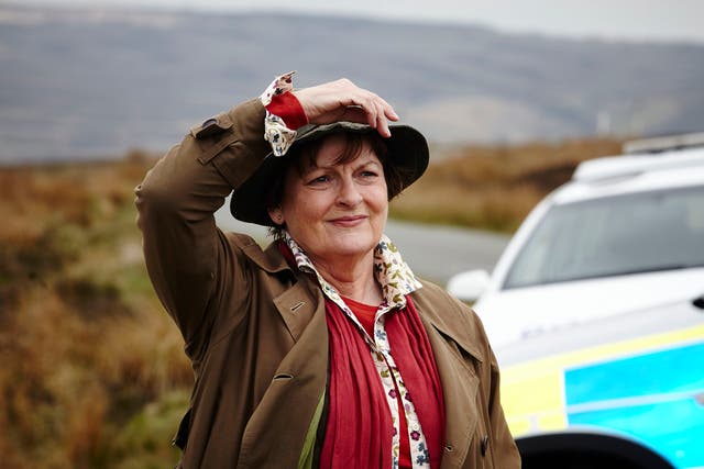Long and winding road: Brenda Blethyn stars as the down-to-earth detective Vera