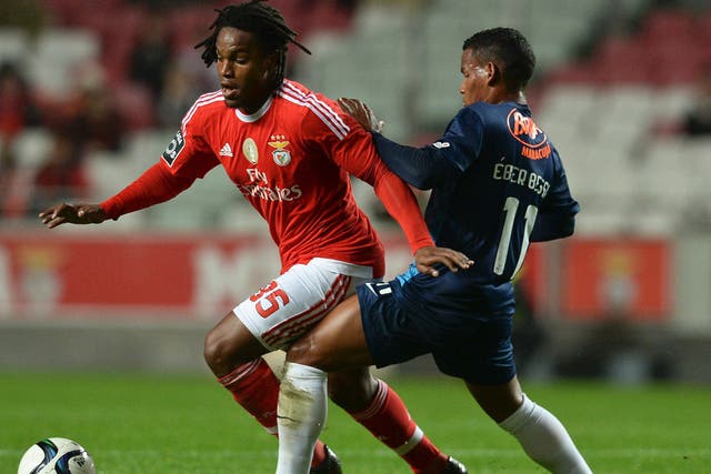 Renato Sanches in action for Benfica