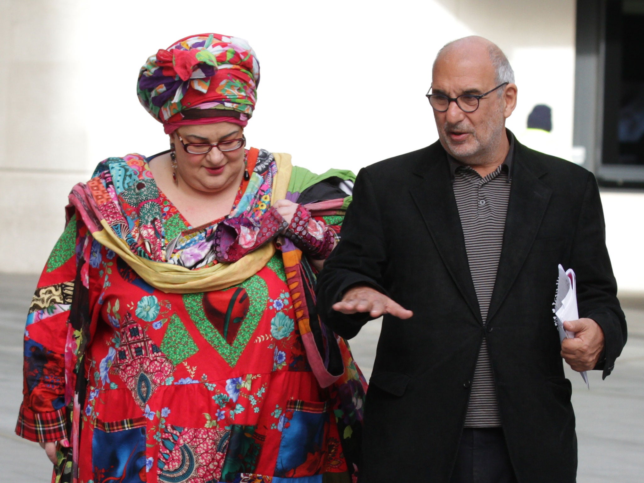 Camila Batmanghelidjh and Alan Yentob at the BBC