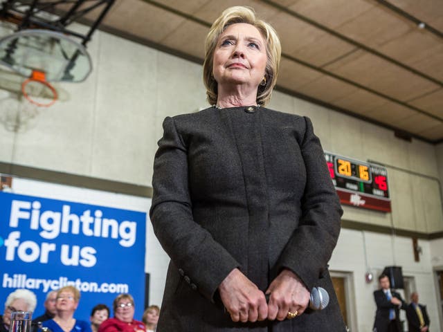 Democratic presidential candidate Hillary Clinton speaks at a campaign event in Knoxville, Iowa. 'I am a person of faith. I am a Christian. I am Methodist'