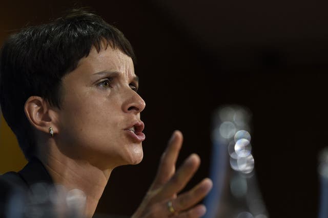 Political analysts say Frauke Petry, despite being elected Alternative for Germany’s party leader in a strong rightward shift, is being used by more extreme elements to build popular support