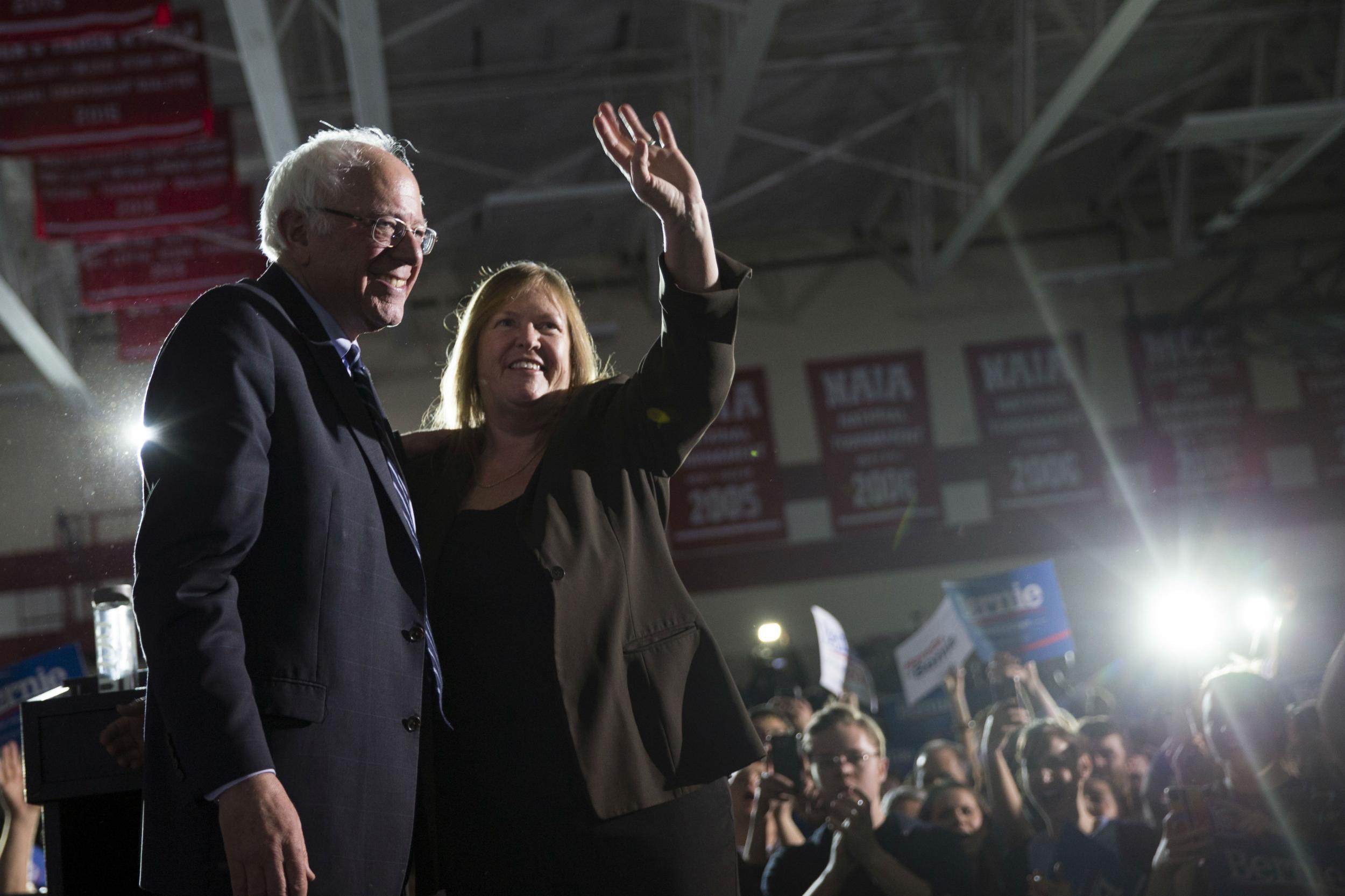 Jane Sanders has appeared at her husband's rallies