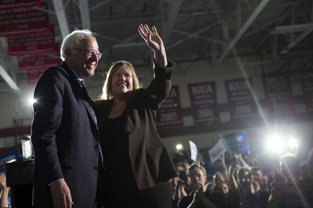 Jane Sanders has appeared at her husband's rallies