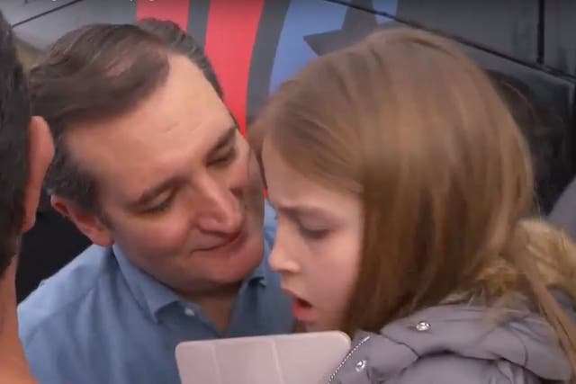 Ted Cruz and his daughter