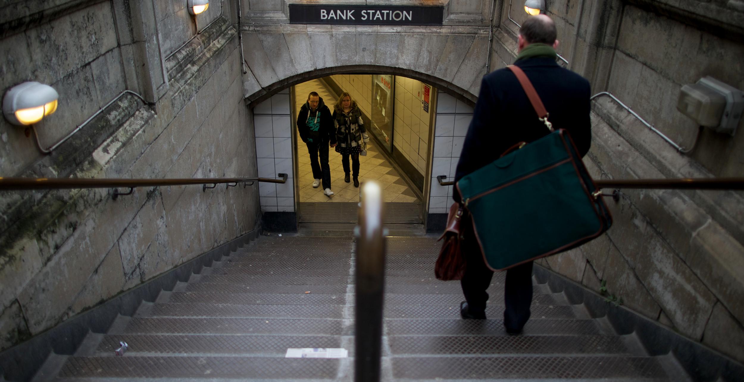One of the 'international meeting points' is close to Bank station in London
