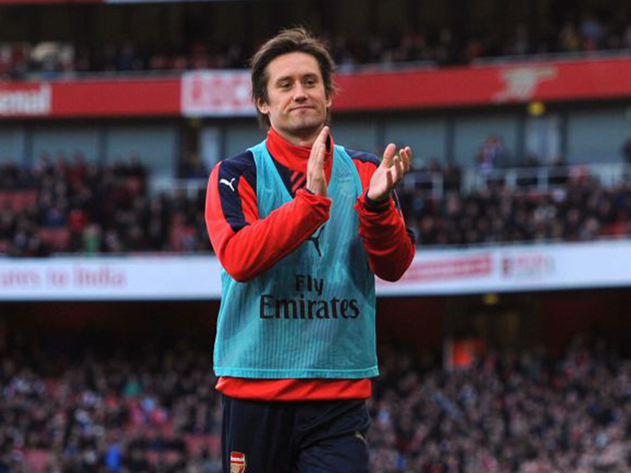 Tomas Rosicky has probably played his last Arsenal game