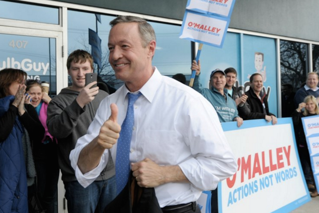 Martin O'Malley is out.