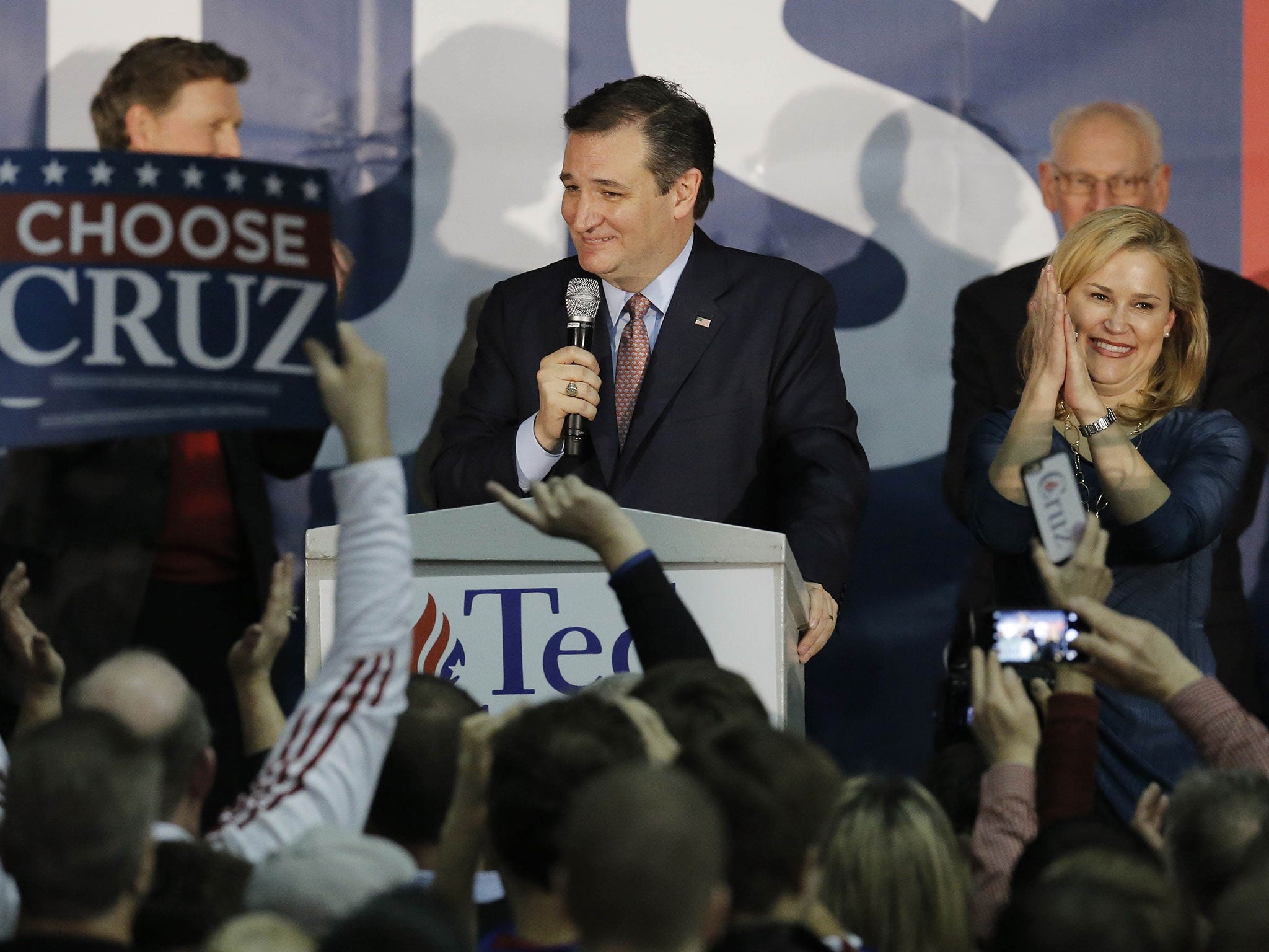 Ted Cruz said: 'Tonight is a victory for the grass roots'
