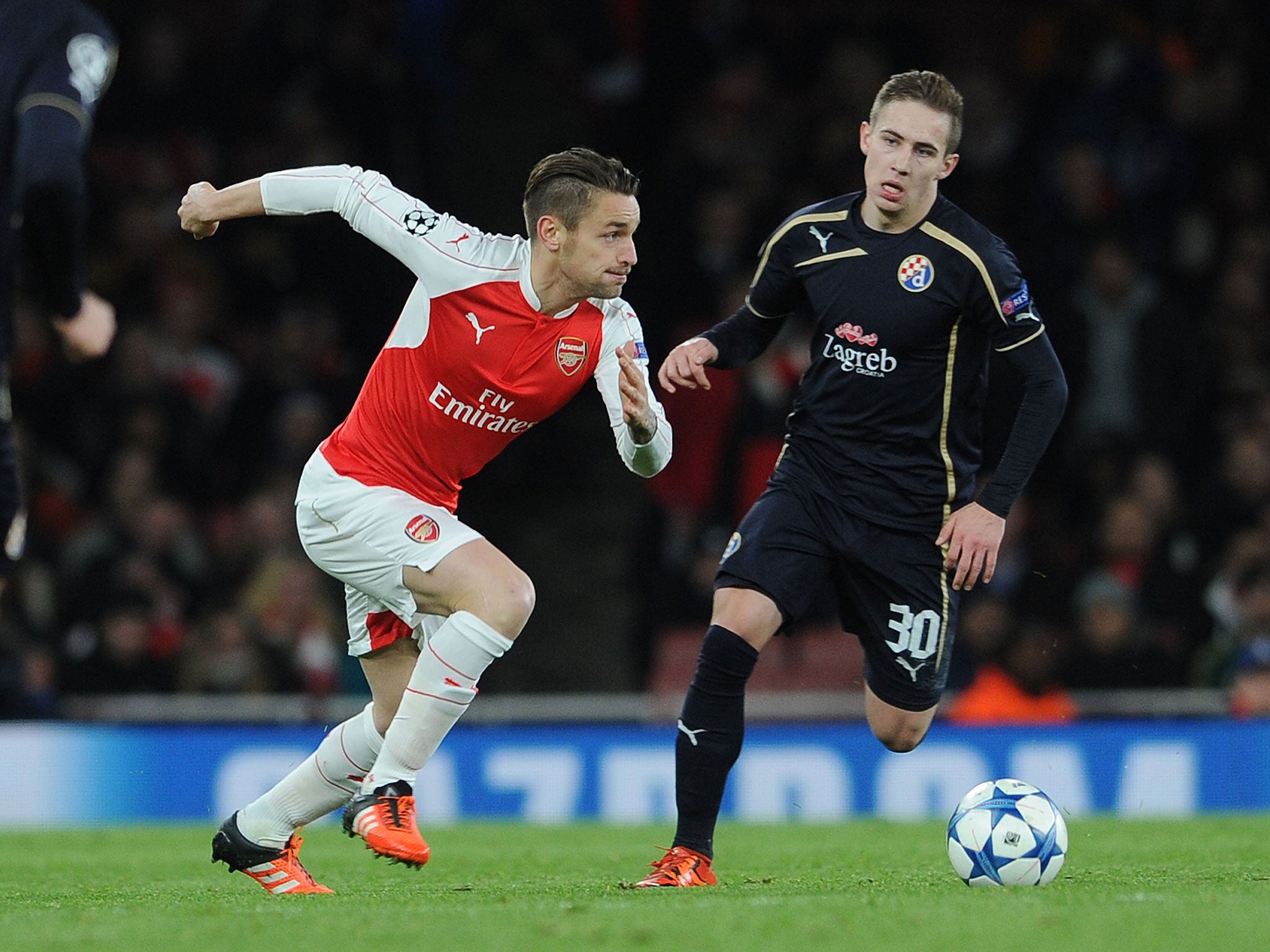 Arsenal defender Mathieu Debuchy saw a late loan bid from Manchester United rejected