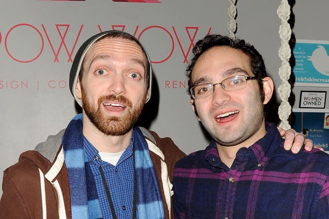 Rafi (L) and Benny Fine, the creators of the Fine Brothers YouTube empire