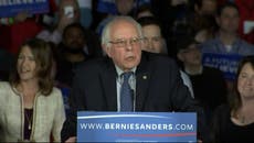 Bernie Sanders election speech from the Iowa Caucuses