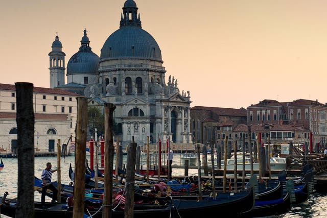 Venice is the third most-visited European city by newlyweds