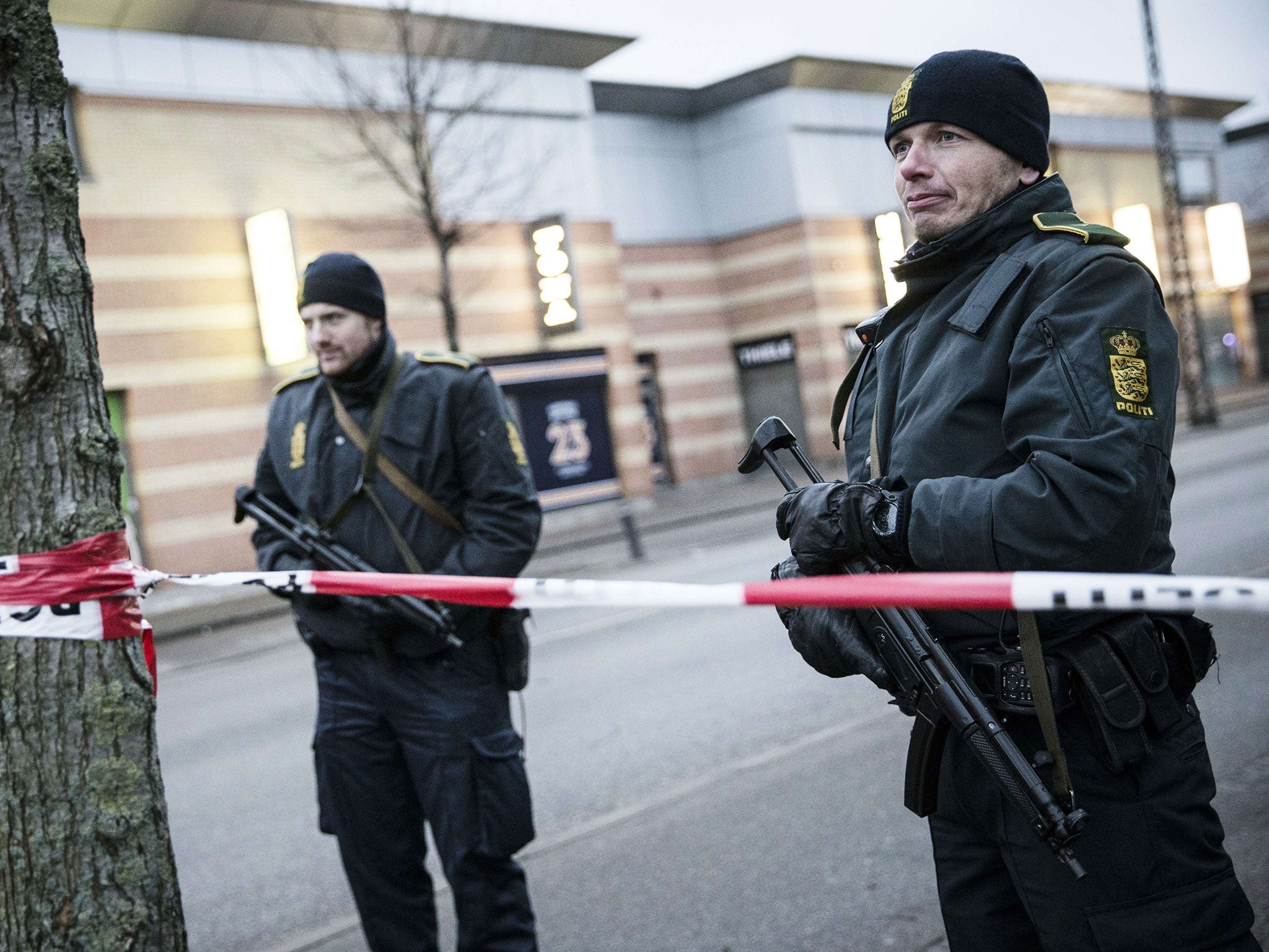 Police were called to the scene in Denmark