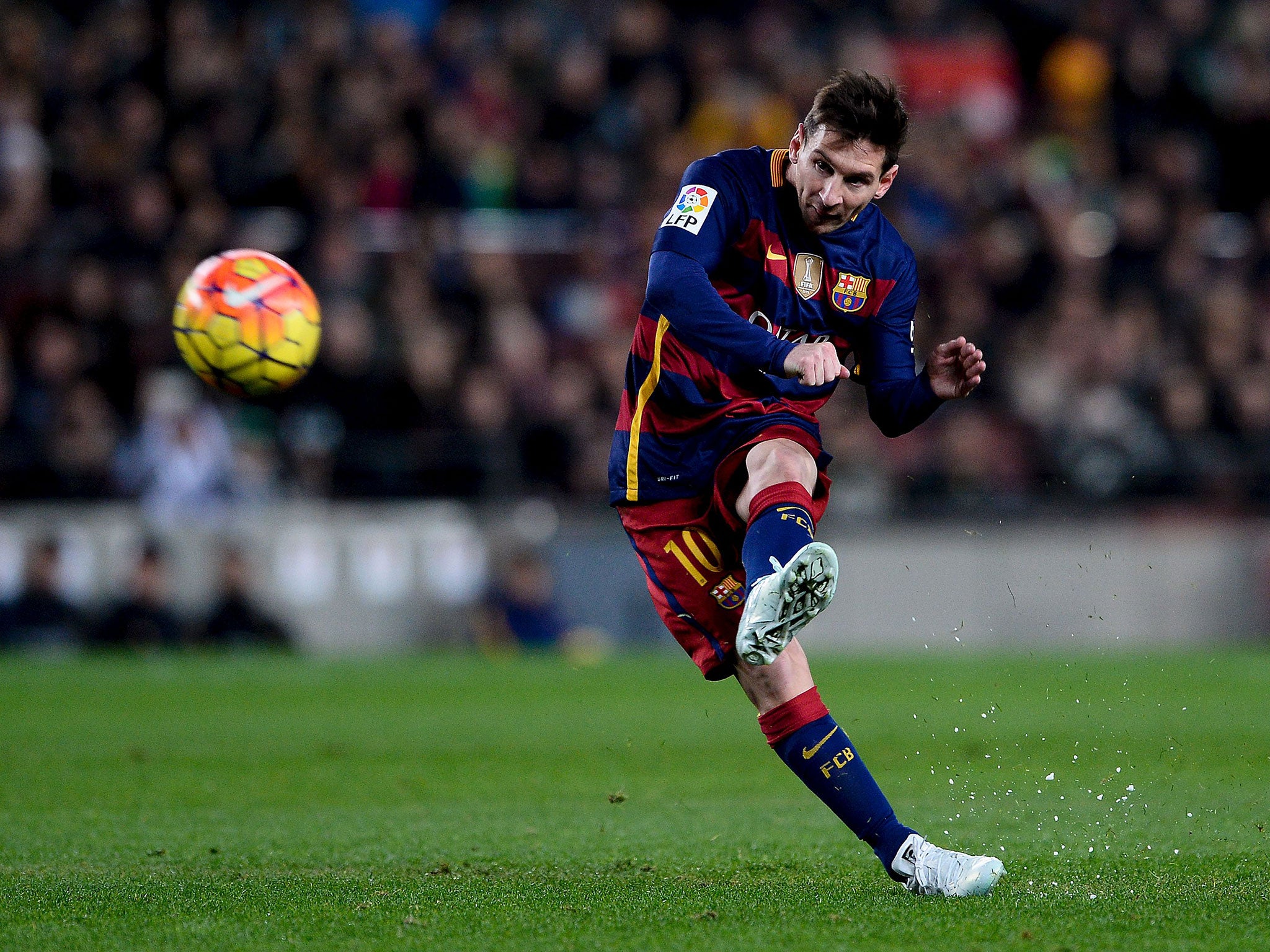 A policeman has been jailed for posting Lionel Messi's passport details online