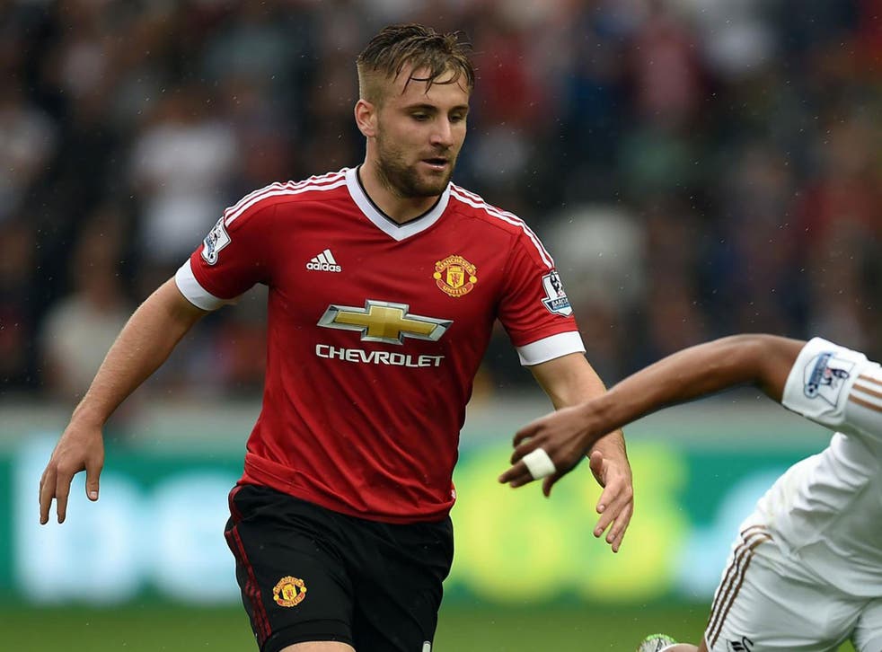 Luke Shaw has returned to Carrington to step up his recovery from a broken leg