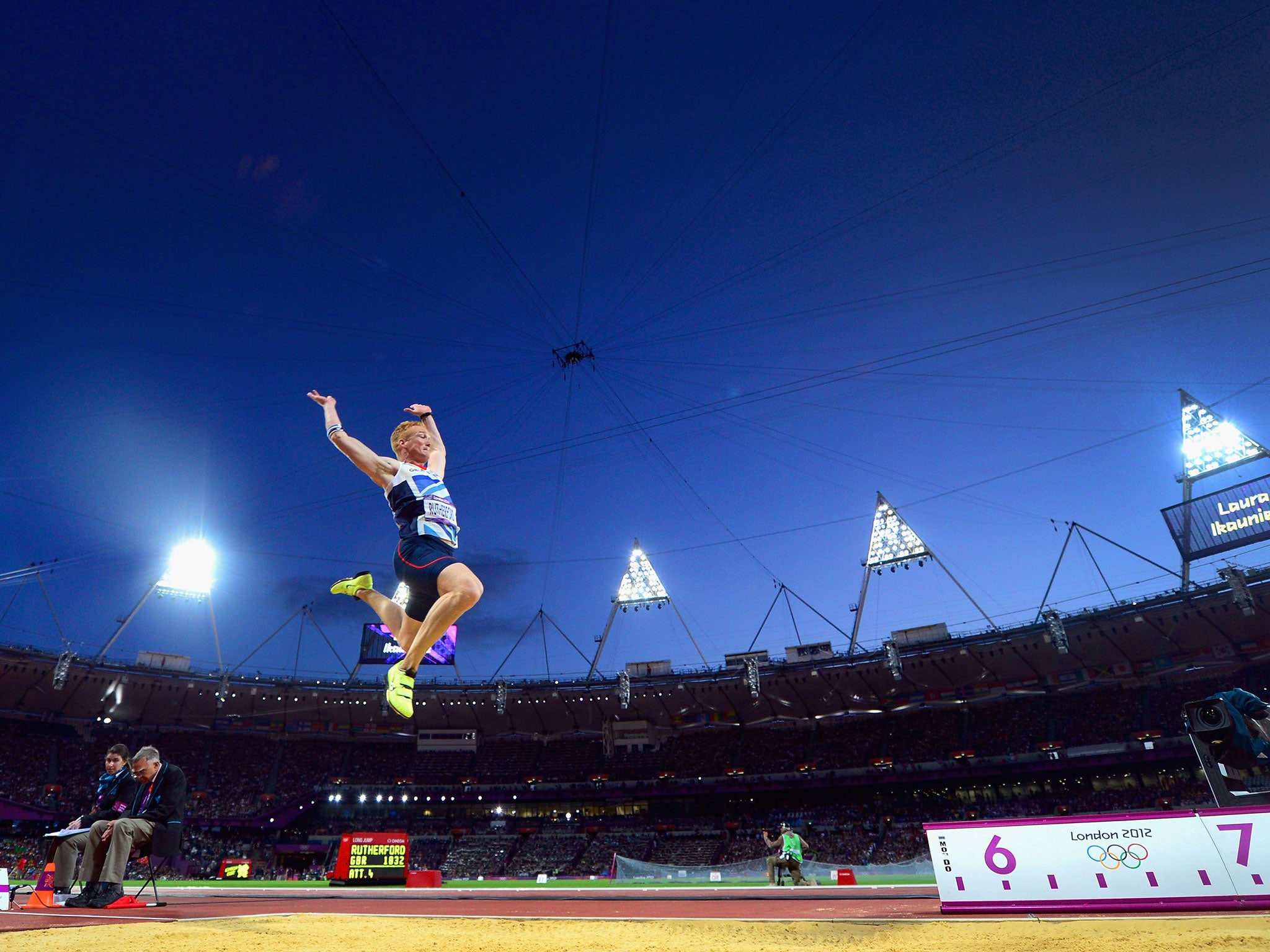 Greg Rutherford won long jump gold at London 2012