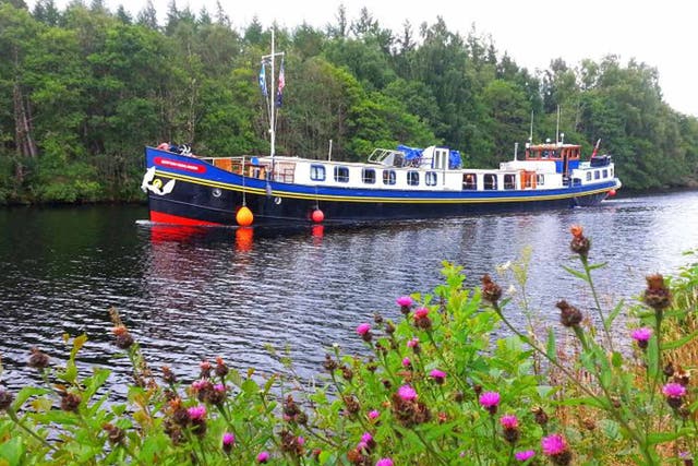 Float your boat: the 'Scottish Highlander' can be chartered