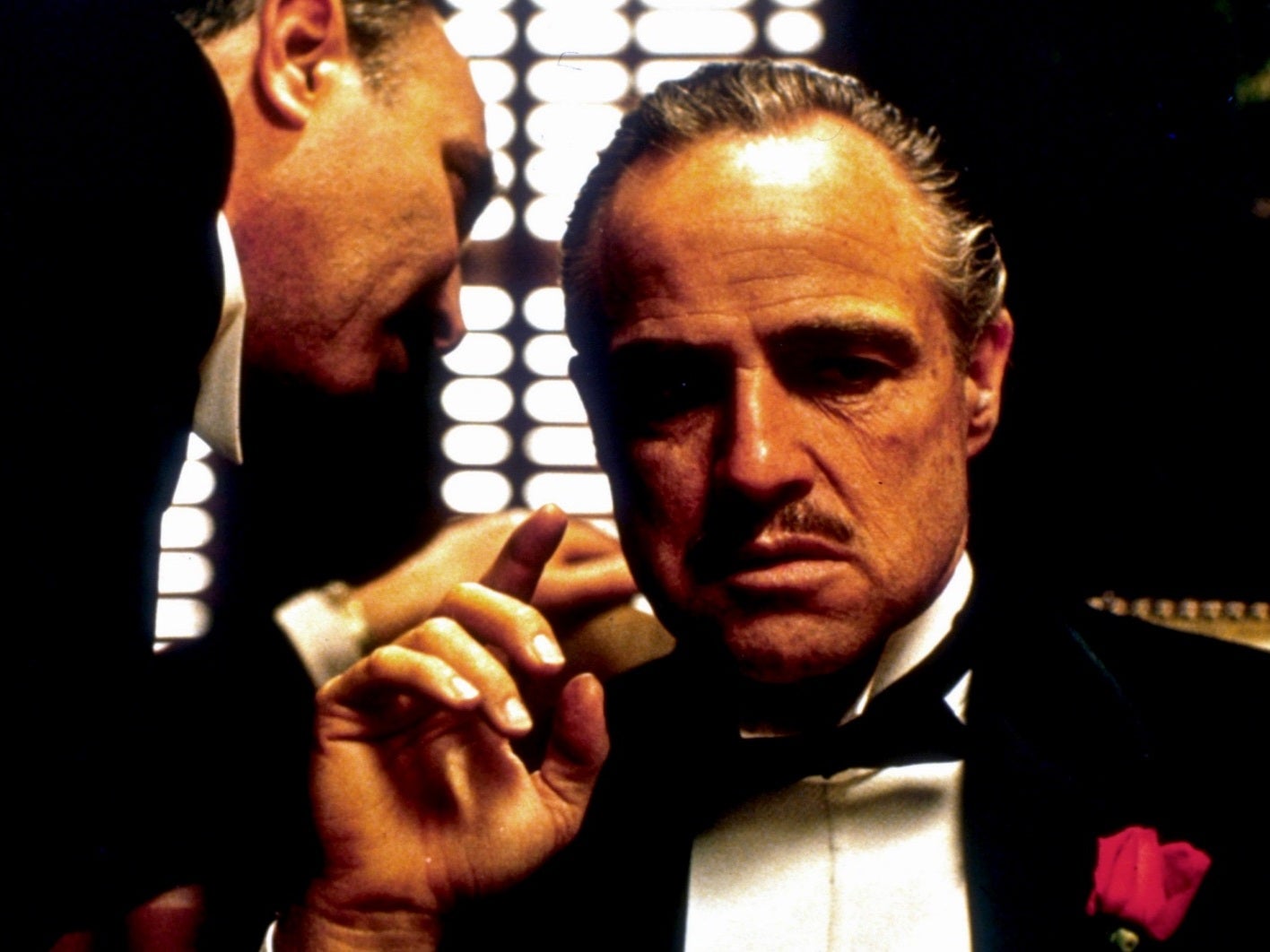 The film stars Brando as the head of the fictional Mafia family