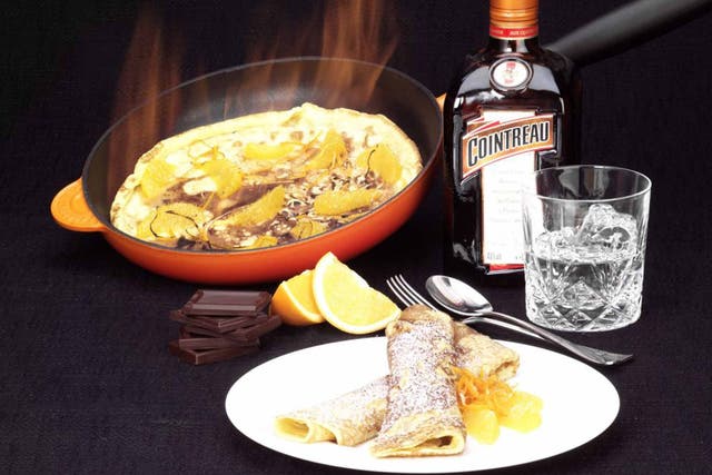 Flipping delicious: whatever the story behind their name, crêpes Suzette are fit for a prince