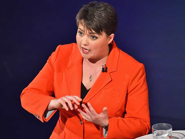 Leader of the Scottish Conservatives, Ruth Davidson: 'Grudge and grievance will no longer wash'