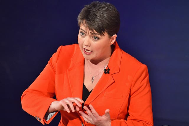 Leader of the Scottish Conservatives, Ruth Davidson: 'Grudge and grievance will no longer wash'