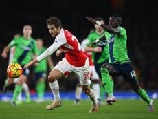 Flamini hammered by Arsenal fans as Coquelin and Elneny sit out