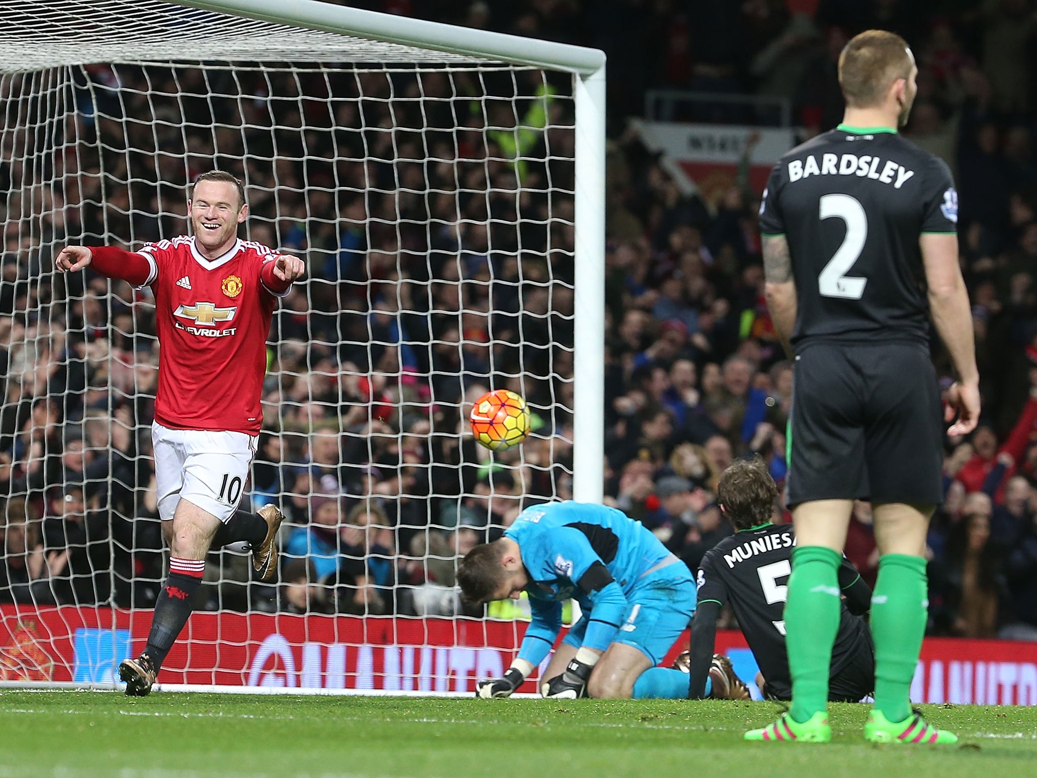 Wayne Rooney has now scored seven goals in seven matches