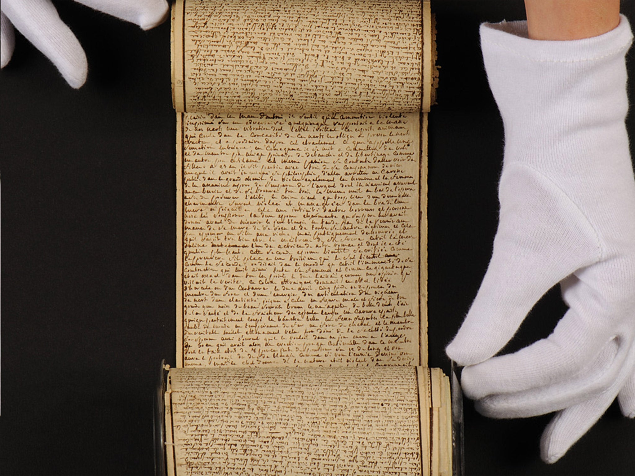Roll up, roll up: '120 Days of Sodom scroll' by Marquis de Sade is among the manuscripts for sale