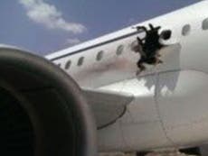 Bomb 'probably' caused Somalian passenger jet explosion