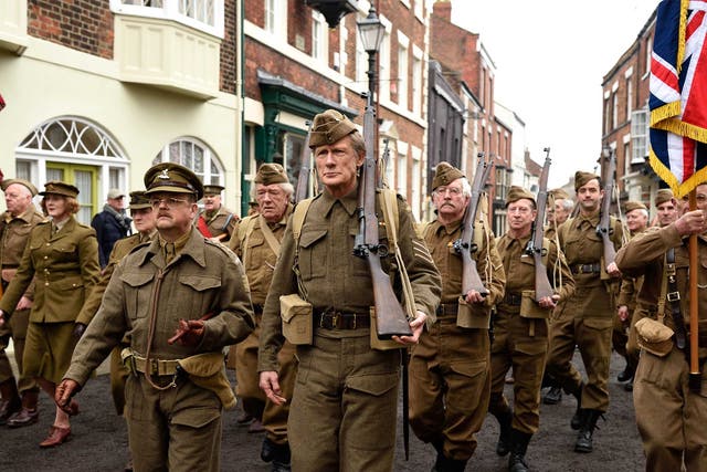 Permission to creak: the gags become wearisome in Dad’s Army, starring Toby Jones and Bill Nighy