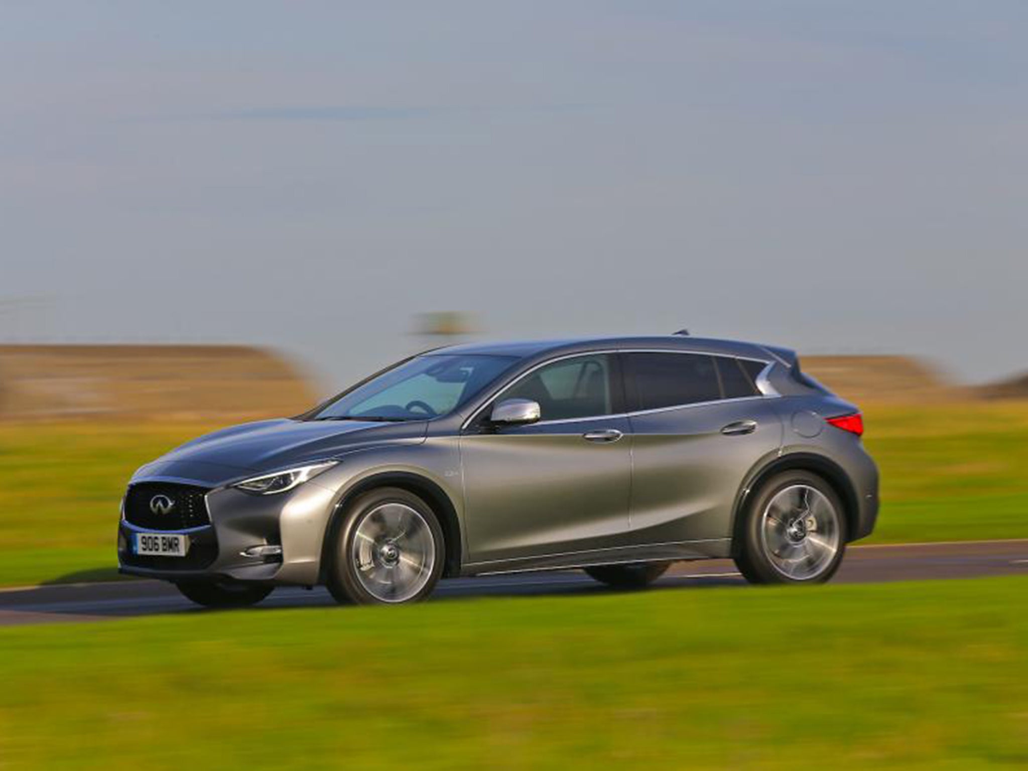 This AWD model of the Infiniti feels quite potent