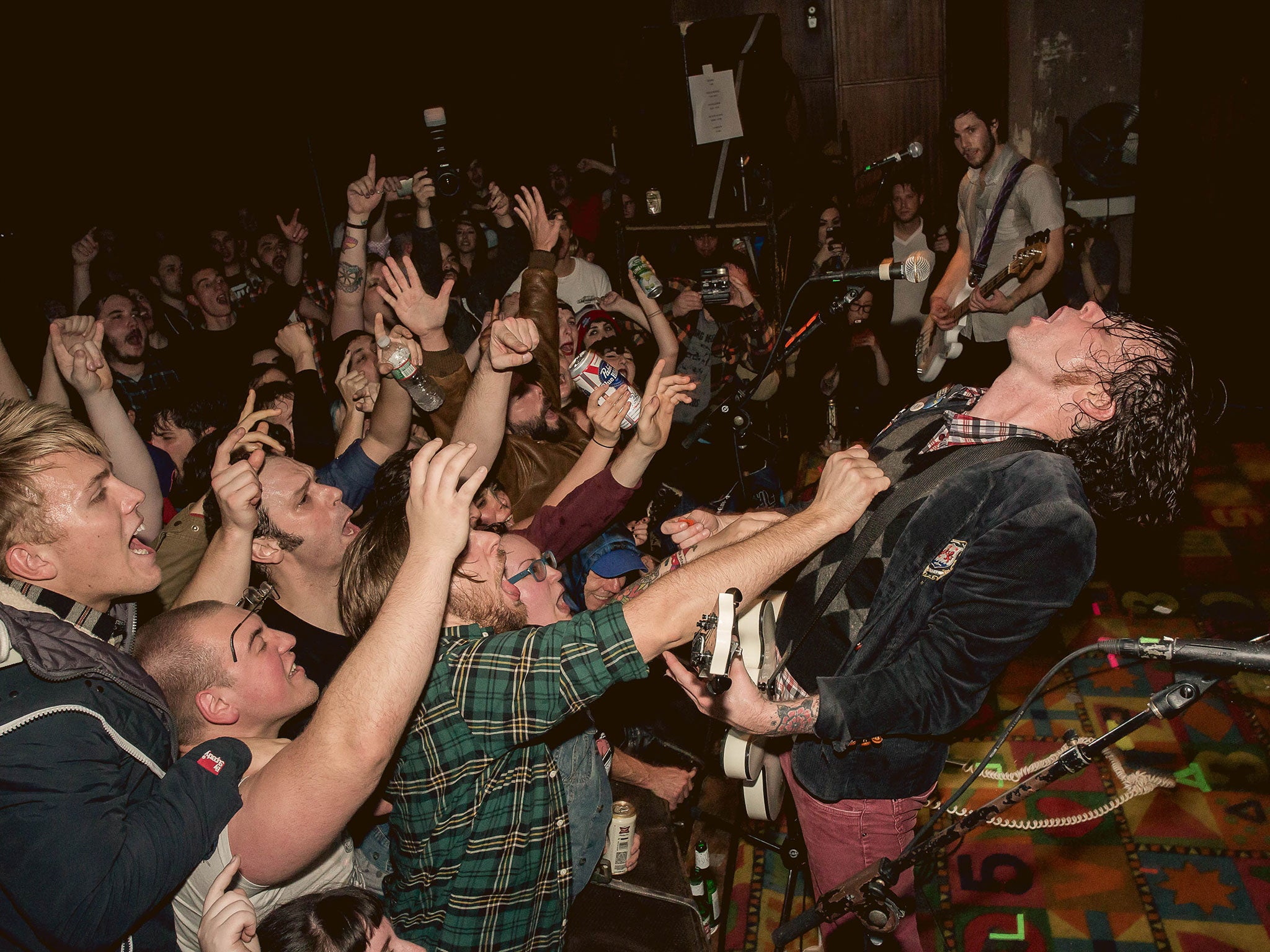 Beach Slang performing in their home town of Philadelphia