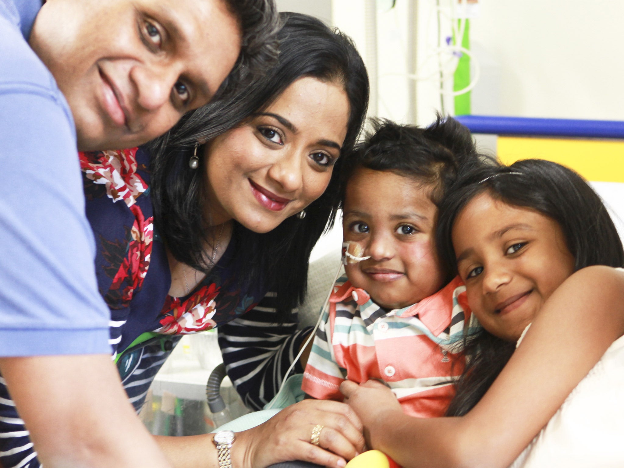 Anand Krishna, his wife Sujatha Anand, their son, Rehaan, and daughter, Rhea, were helped by the Louis Dundas Centre for Children’s Palliative Care