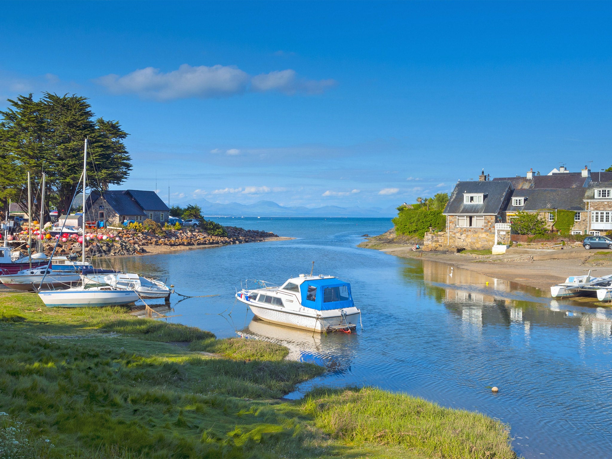 The seaside resort of Abersoch on the North Wales Llyn Peninsula, one of the areas targeted by the Crown Estates