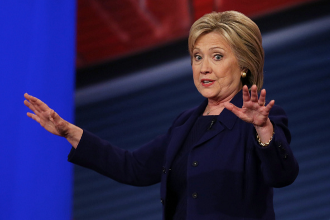 Hillary Clinton had one misstep during CNN's Democratic town hall.