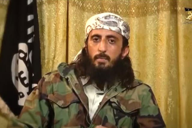 Jalal Baleedi appearing in an AQAP propaganda video in 2014