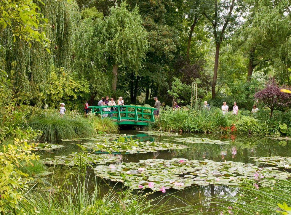 The lily pond in Monet's garden, in Giverny, Normandy