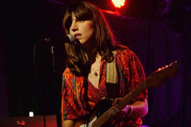 Musician Eleanor Friedberger performs at The Echo on June 18, 2013 in Los Angeles