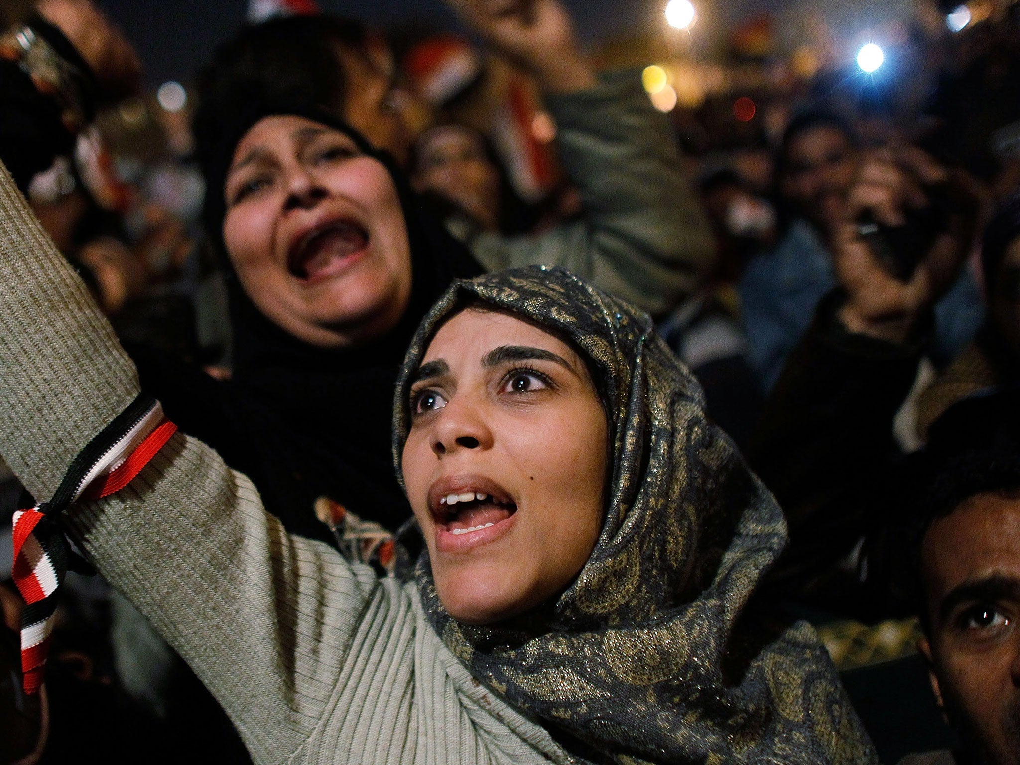 False dawn: crowds celebrate in Tahrir Square, Cairo, after Hosni Mubarak steps down
