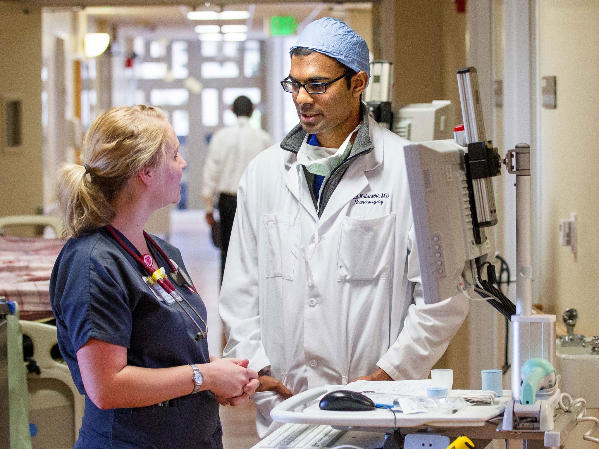 Understanding death: the late Paul Kalanithi, at the Stanford Hospital and Clinics, February 2014