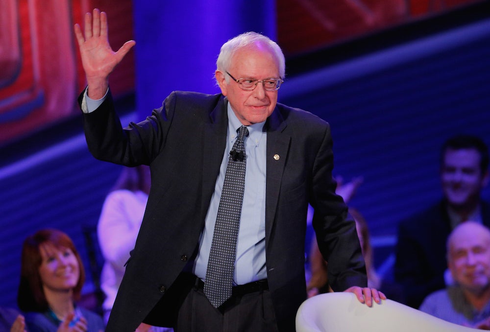 Sanders campaigners have been banned from Tinder