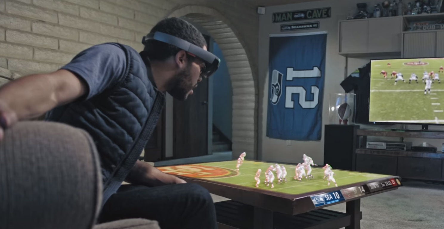 Microsoft hopes HoloLens users will one day be able to watch sport from every angle