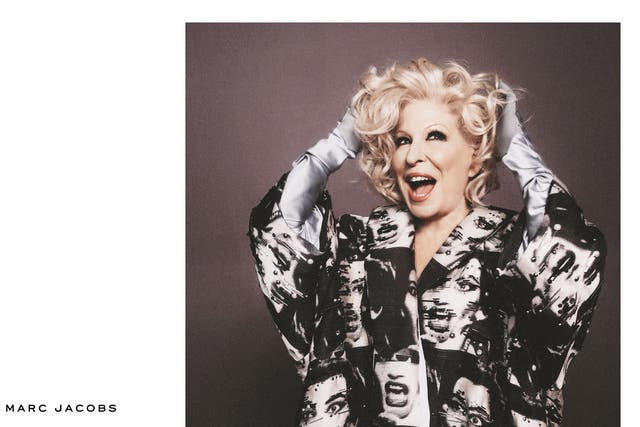 Bette Midler features prominently in Marc Jacobs' spring/summer 2016 campaign