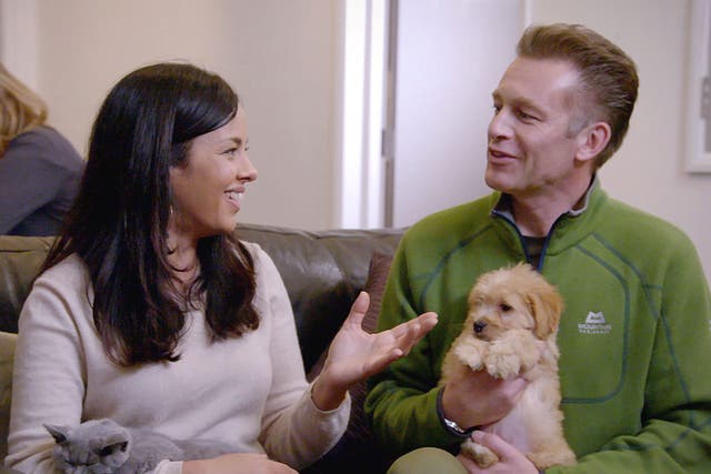 Paw form: Liz Bonnin and Chris Packham in ‘Cats and Dogs: Which Is Best?’